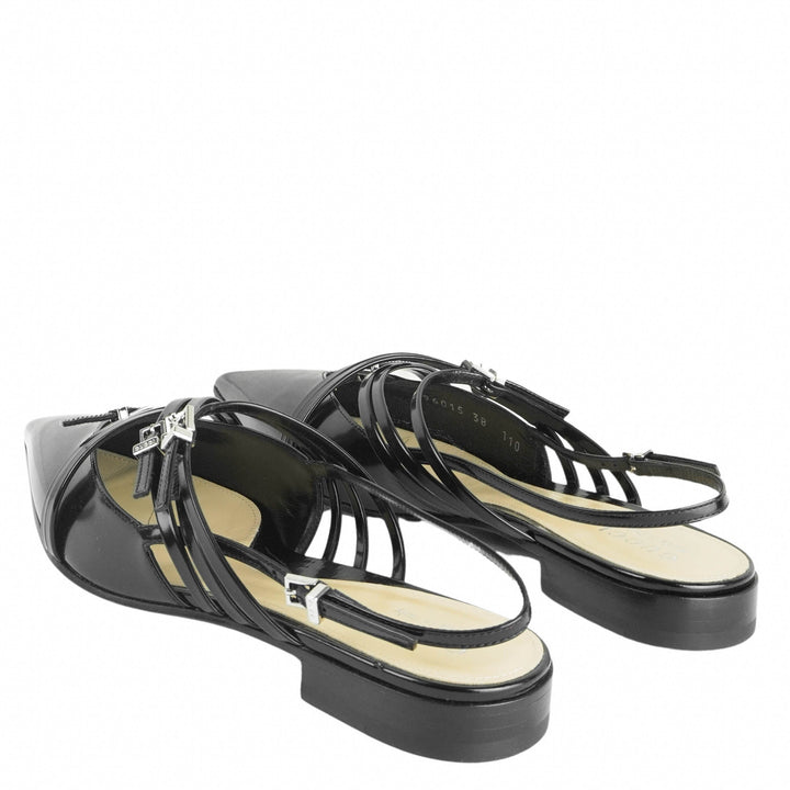 Gucci Strappy Slingbacks in Black - Discounts on Gucci at UAL