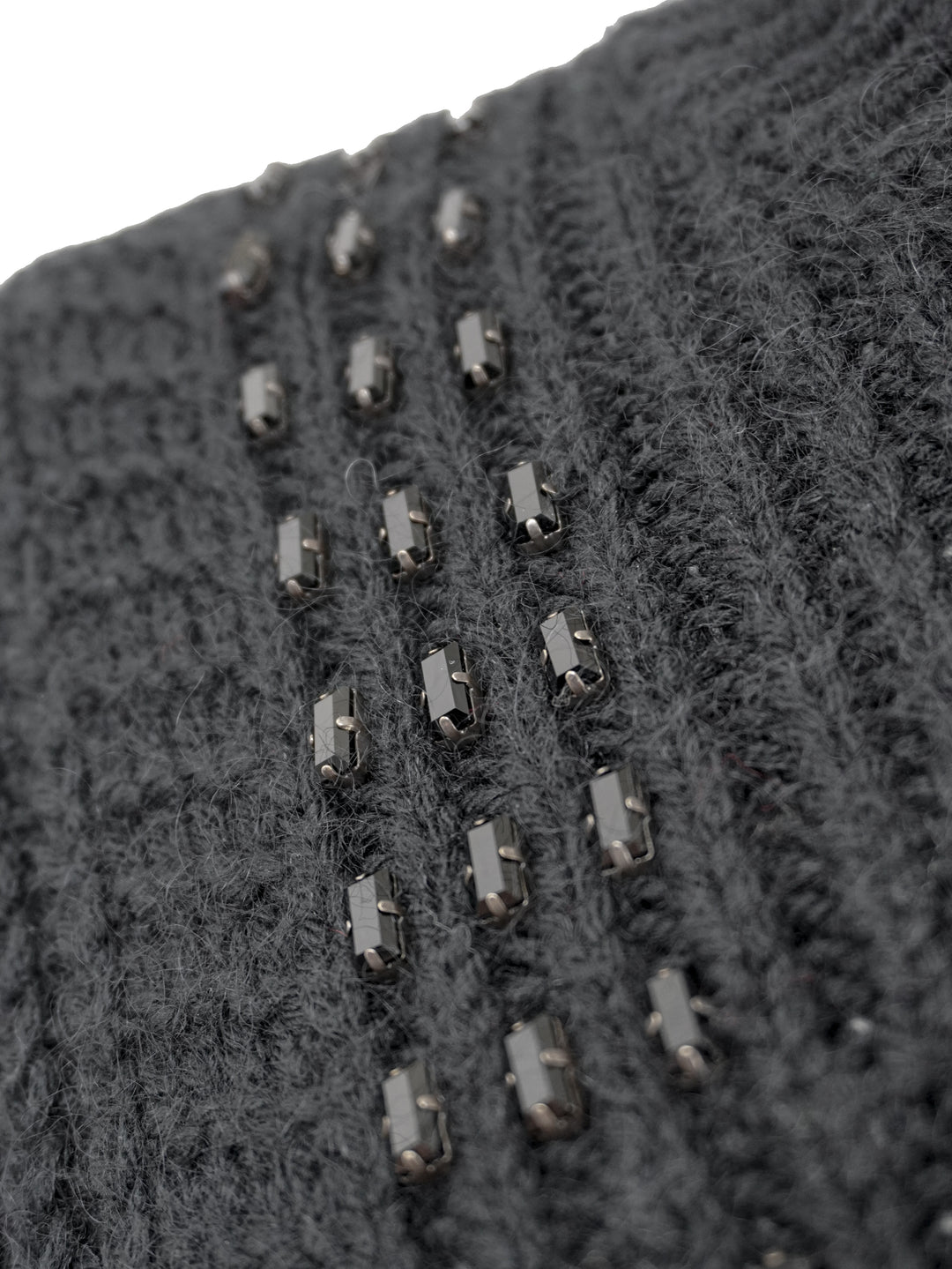 Moncler Embellished Sweater in Black - Discounts on Moncler at UAL