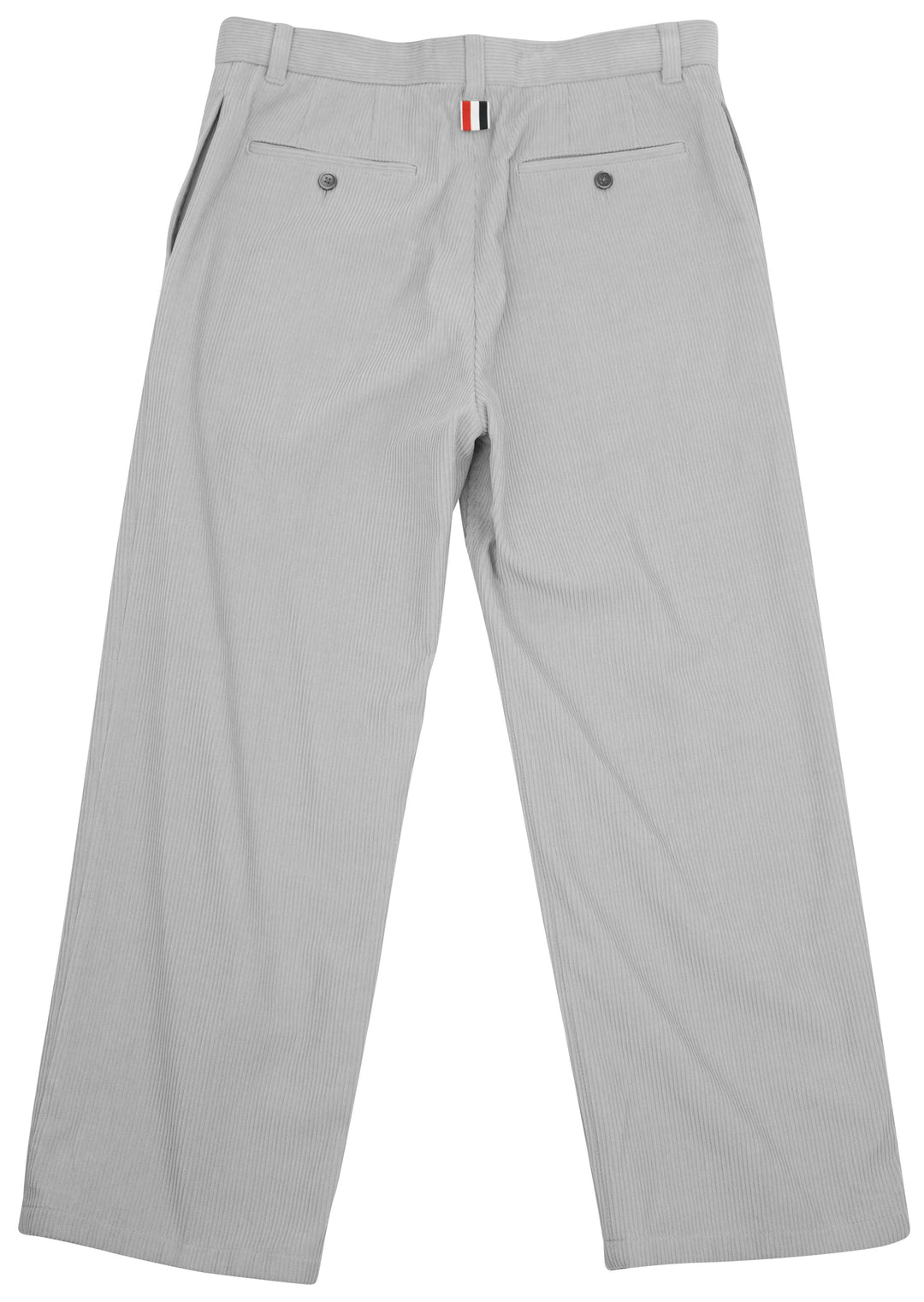 Thom Browne. Corduroy Trousers in Light Grey - Discounts on Thom Browne. at UAL