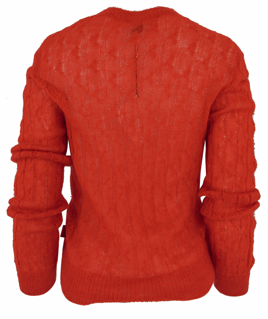 Loewe Open Knit Sweater in Red - Discounts on Loewe at UAL