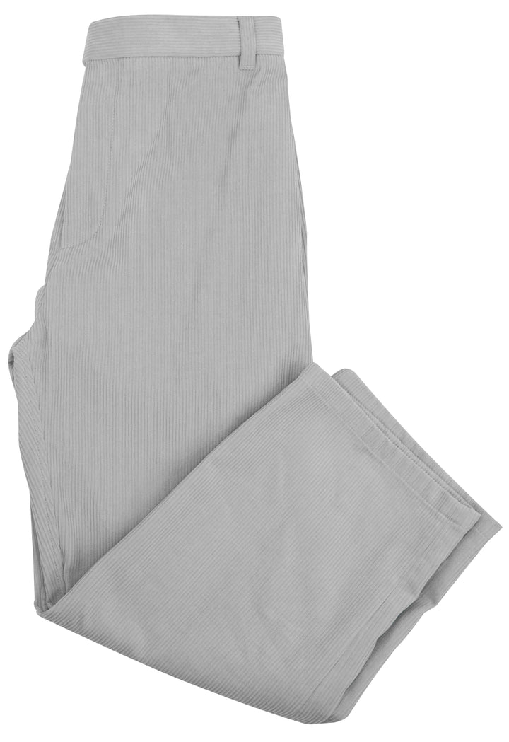 Thom Browne. Corduroy Trousers in Light Grey - Discounts on Thom Browne. at UAL