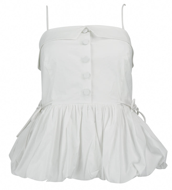 Hunter Bell Juliana Top in Bright White