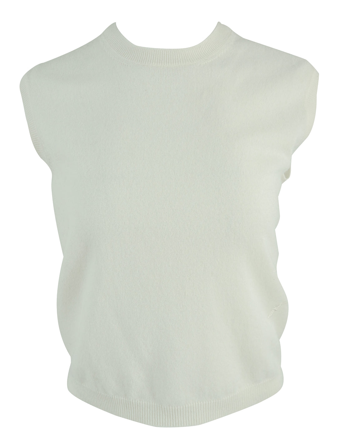 Ferragamo Sweater Vest in Cream - Discounts on Salvatore Ferragamo at UAL