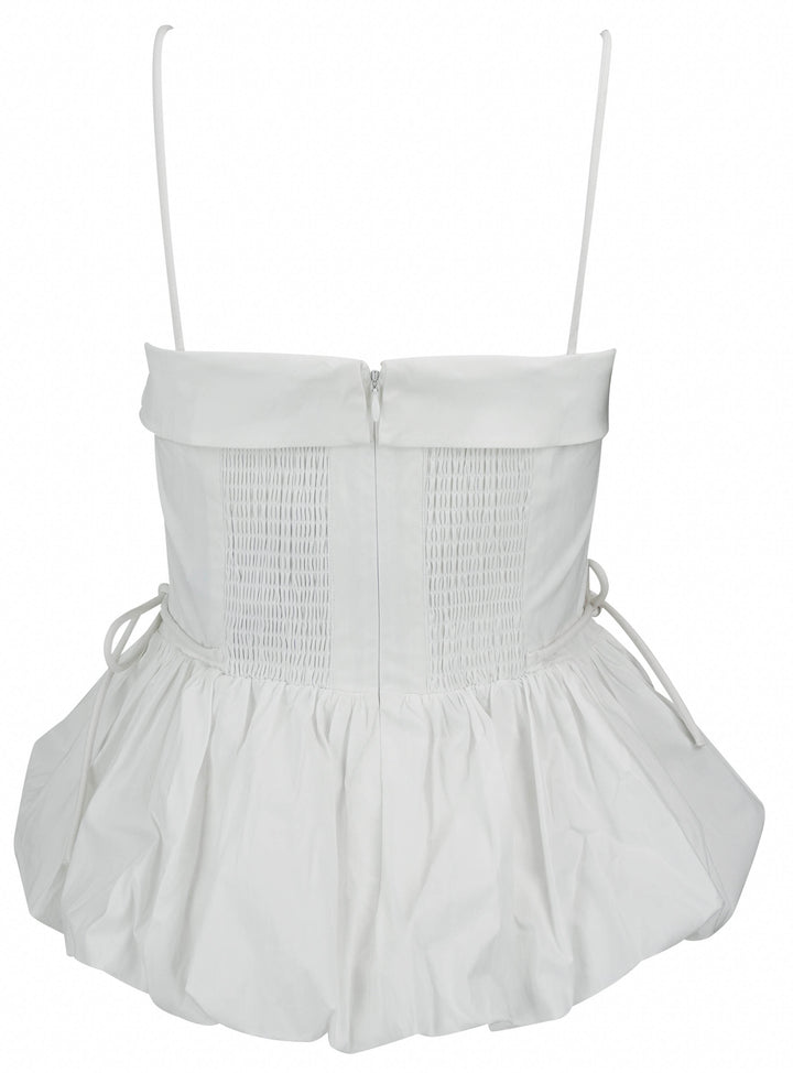 Hunter Bell Juliana Top in Bright White