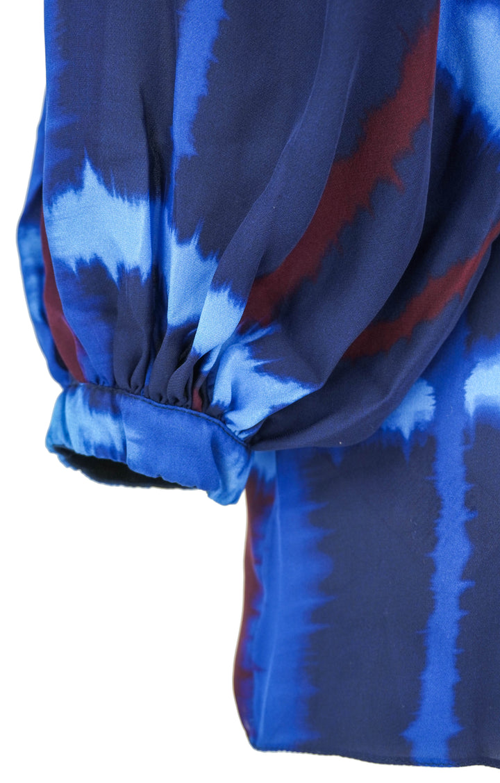 Johanna Ortiz Crossed Cultures Top in Cobalt - Discounts on Johanna Ortiz at UAL