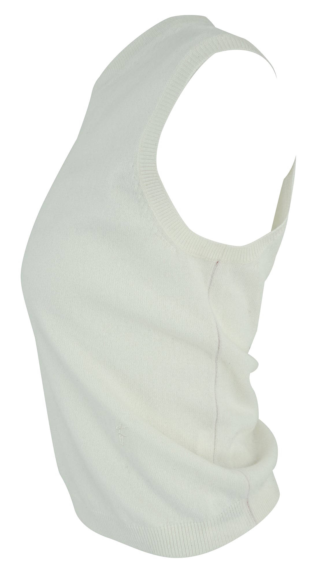 Ferragamo Sweater Vest in Cream - Discounts on Salvatore Ferragamo at UAL