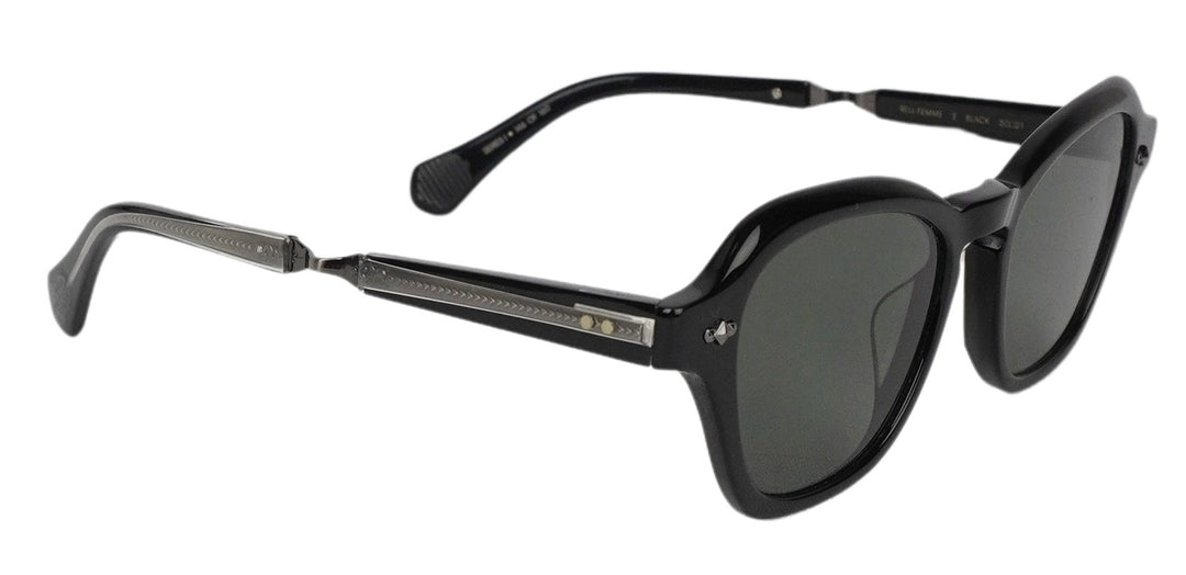Mr. Leight Rell Femme Sunglasses in Black/Gunmetal - Discounts on Mr. Leight at UAL
