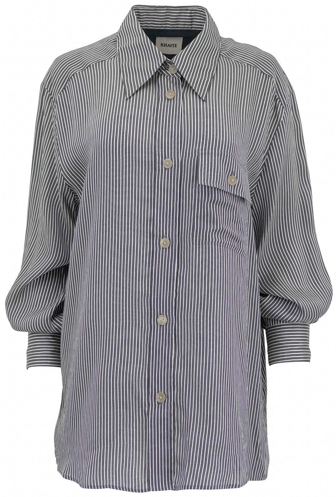 Khaite Yatty Top in Navy/White - Discounts on Khaite at UAL