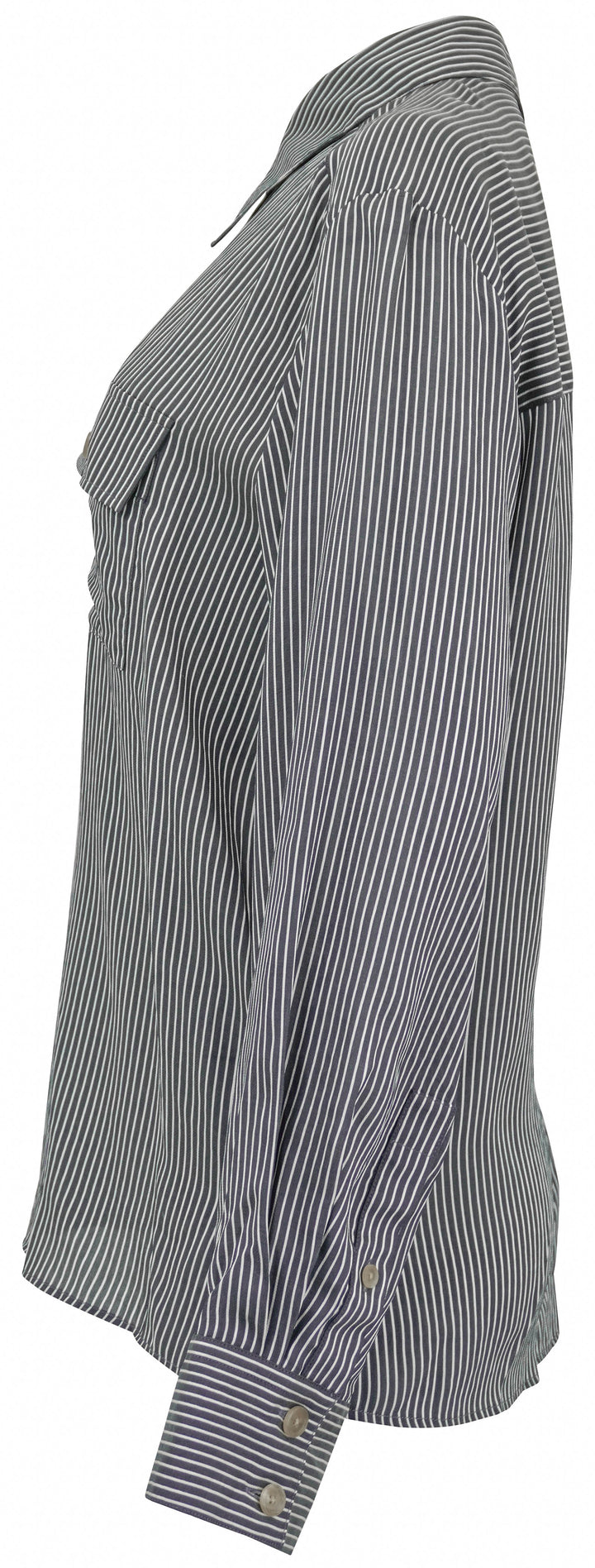 Khaite Yatty Top in Navy/White - Discounts on Khaite at UAL