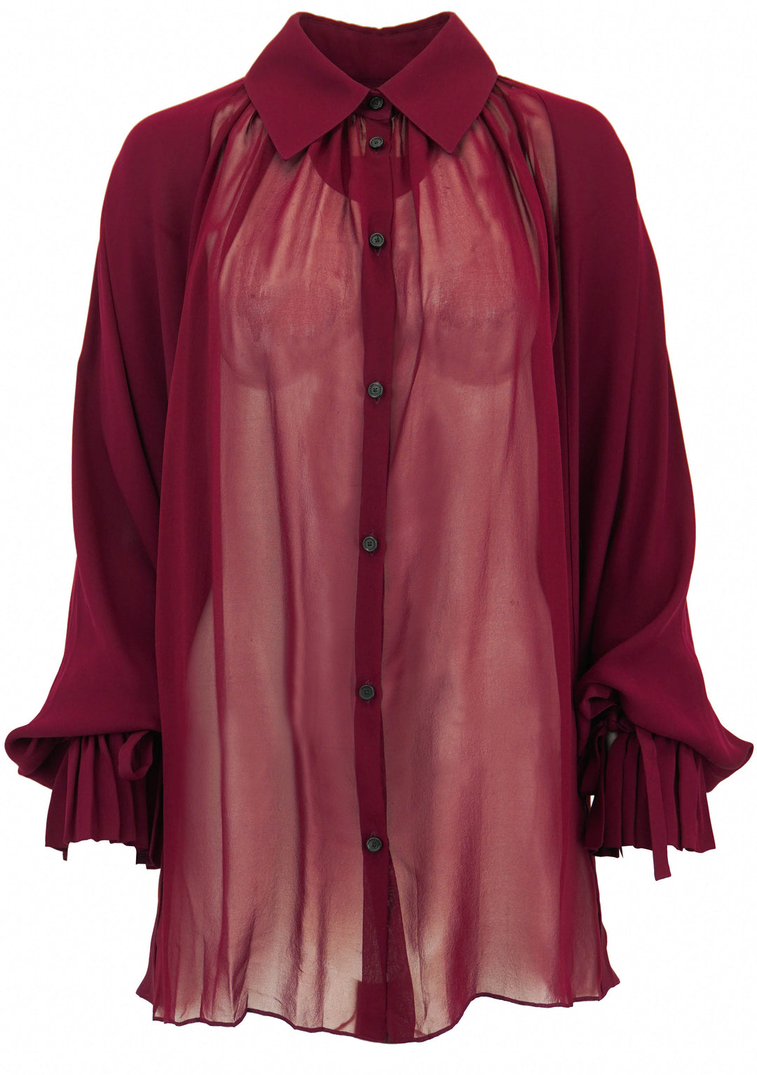 Khaite Ceelo Top in Oxblood - Discounts on Khaite at UAL