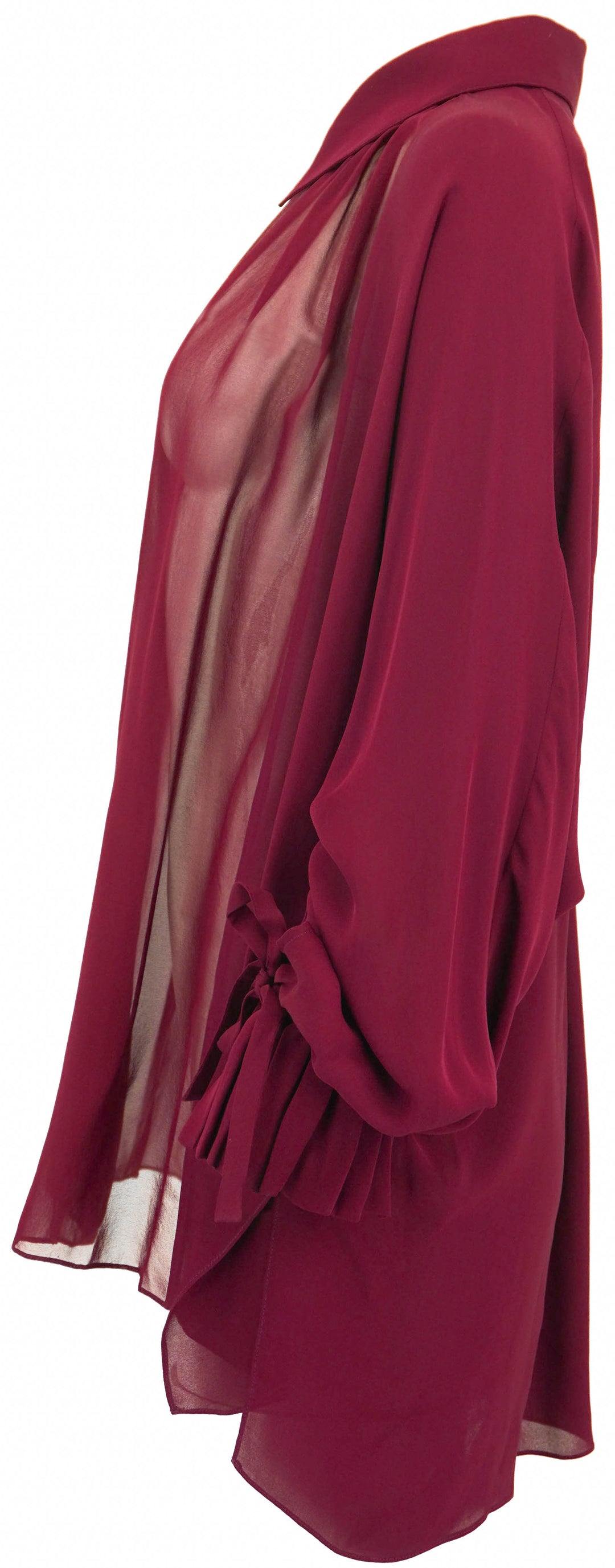 Khaite Ceelo Top in Oxblood - Discounts on Khaite at UAL