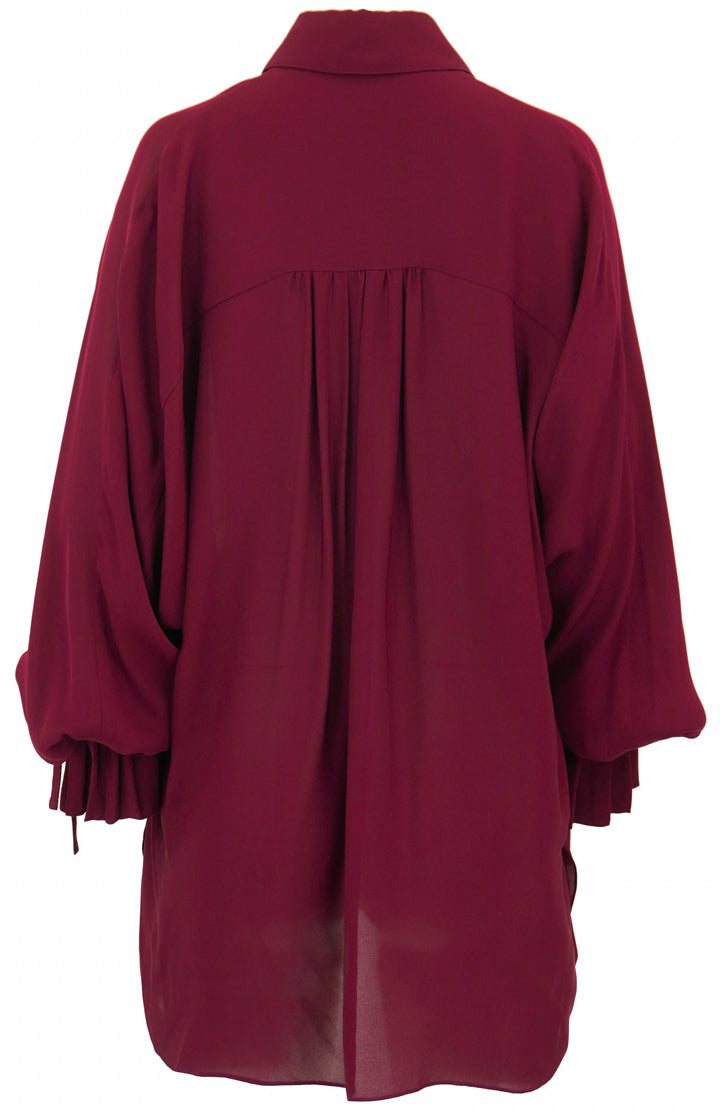 Khaite Ceelo Top in Oxblood - Discounts on Khaite at UAL
