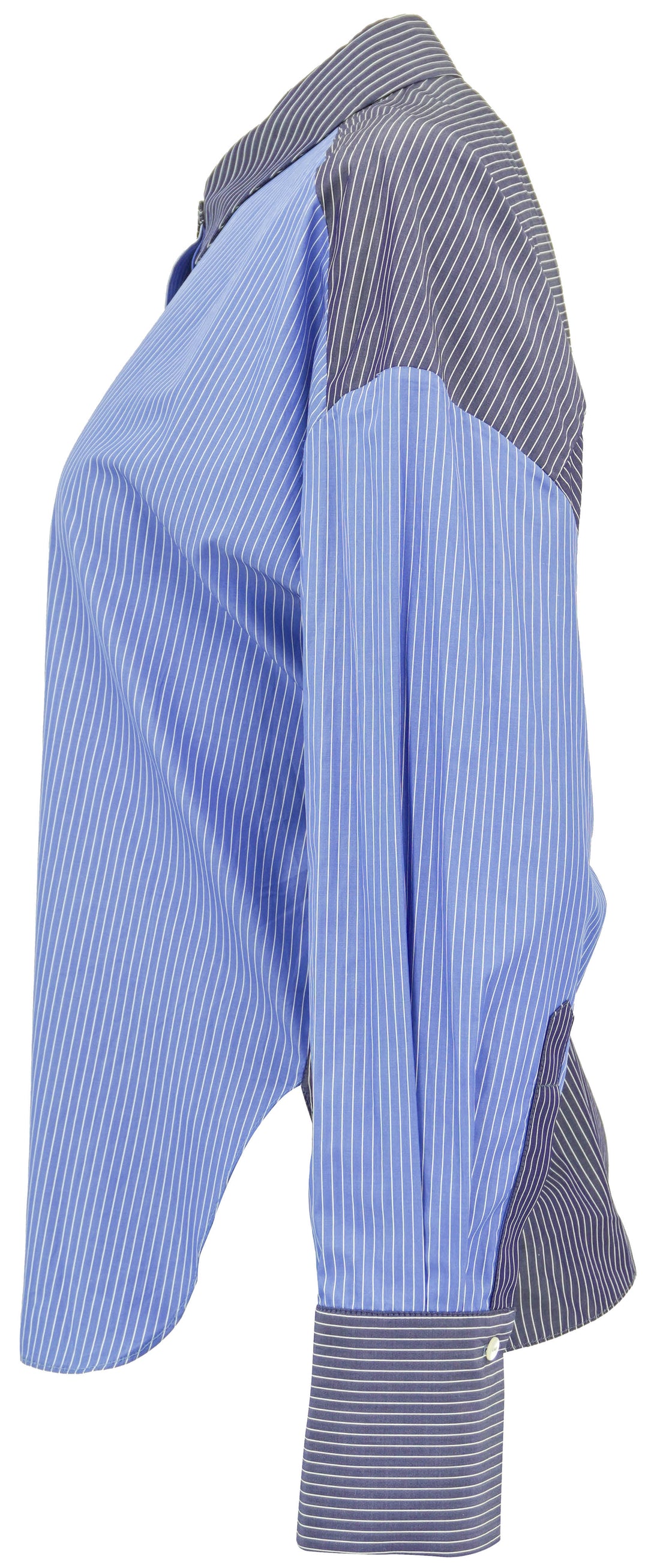 Partow Theo Shirt in Cornflower Stripe - Discounts on Partow at UAL