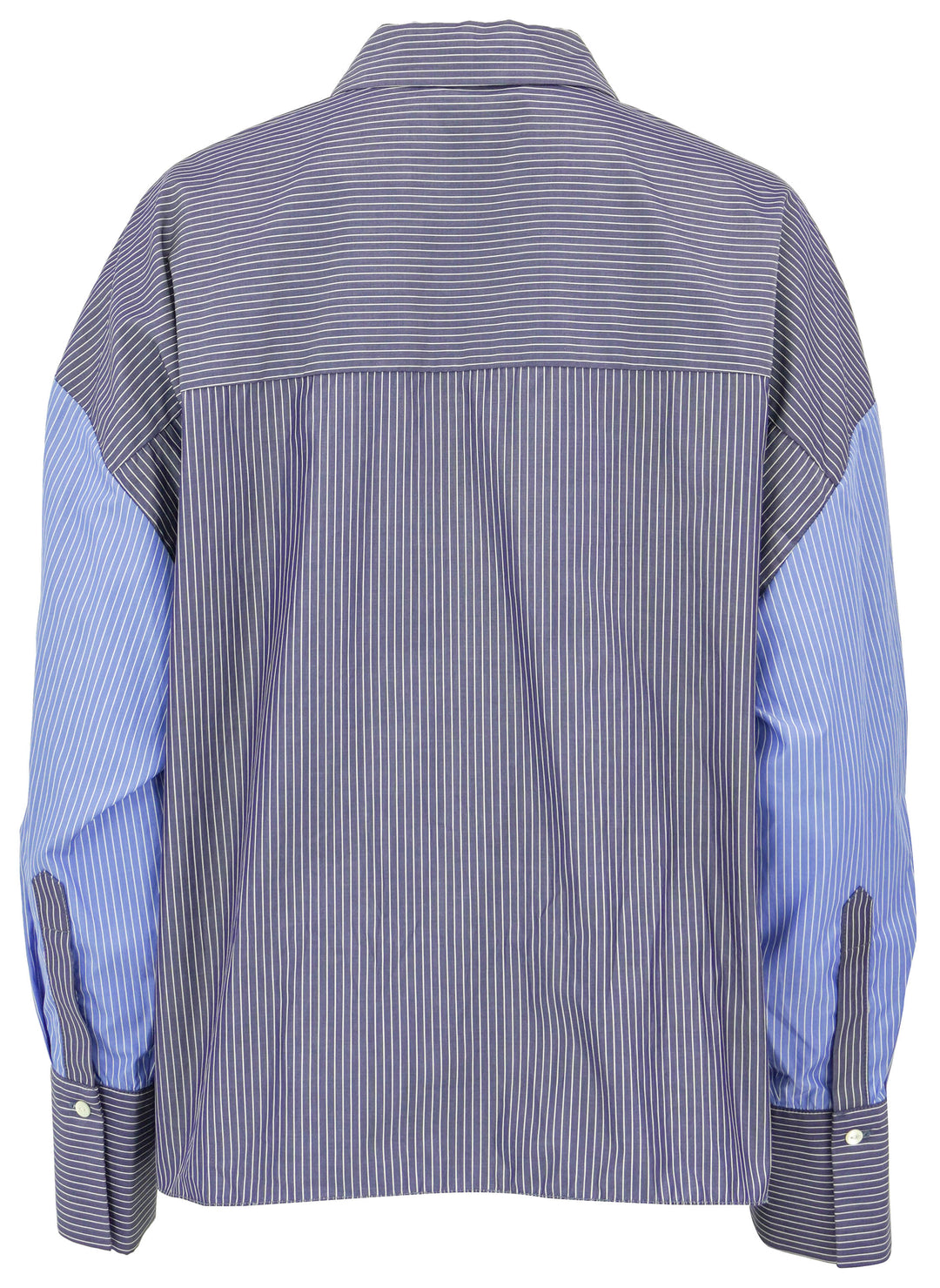 Partow Theo Shirt in Cornflower Stripe - Discounts on Partow at UAL
