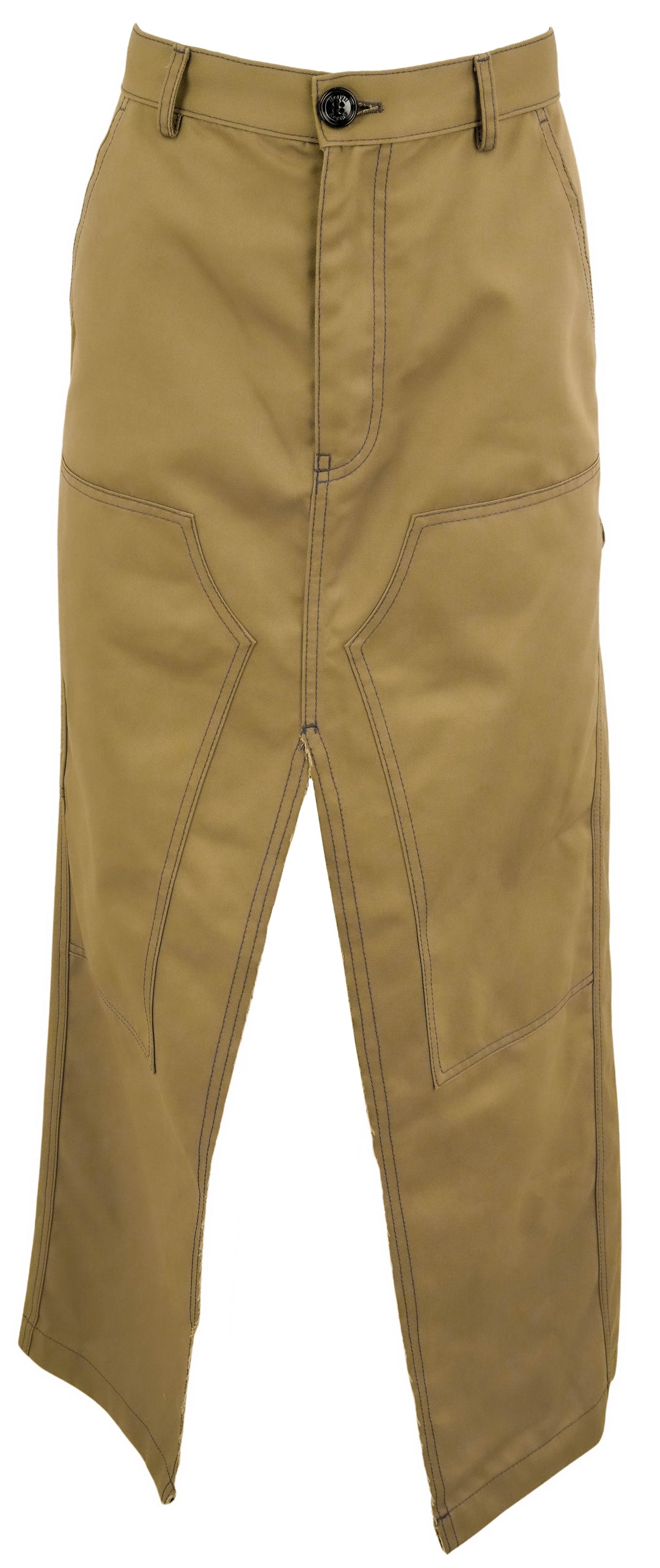 Meryll Rogge Double Vent Skirt in Khaki - Discounts on Meryll Rogge at UAL