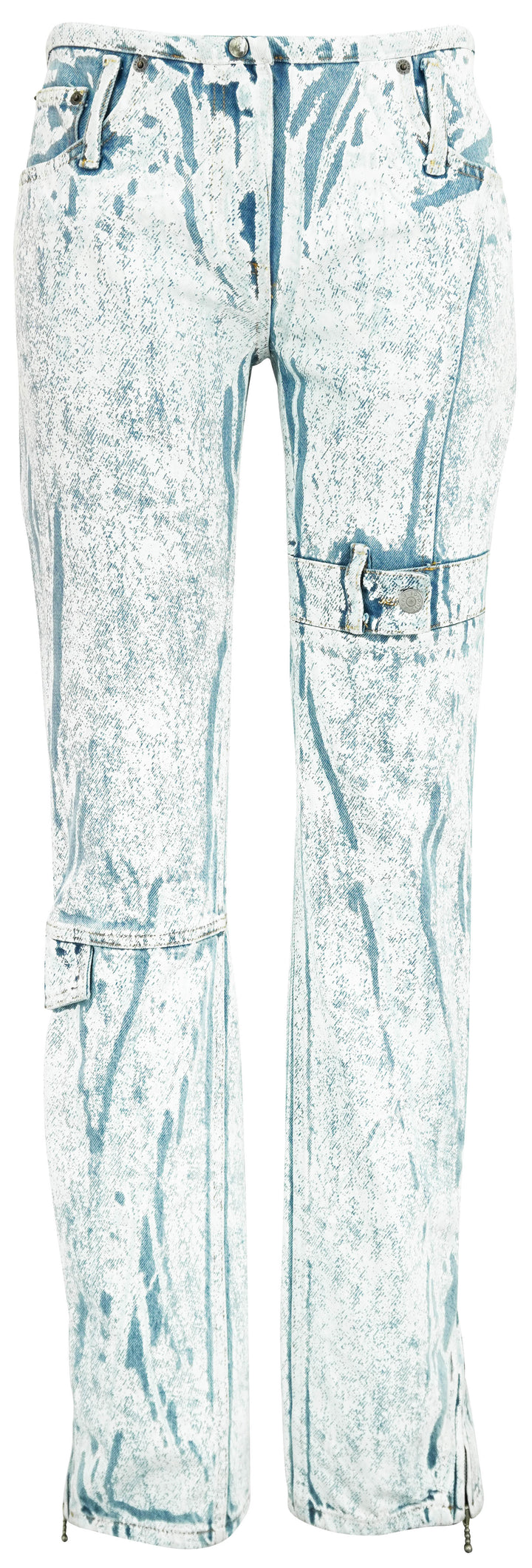 Acne Studios Painted Jeans in Light Wash/White - Discounts on Acne Studios at UAL
