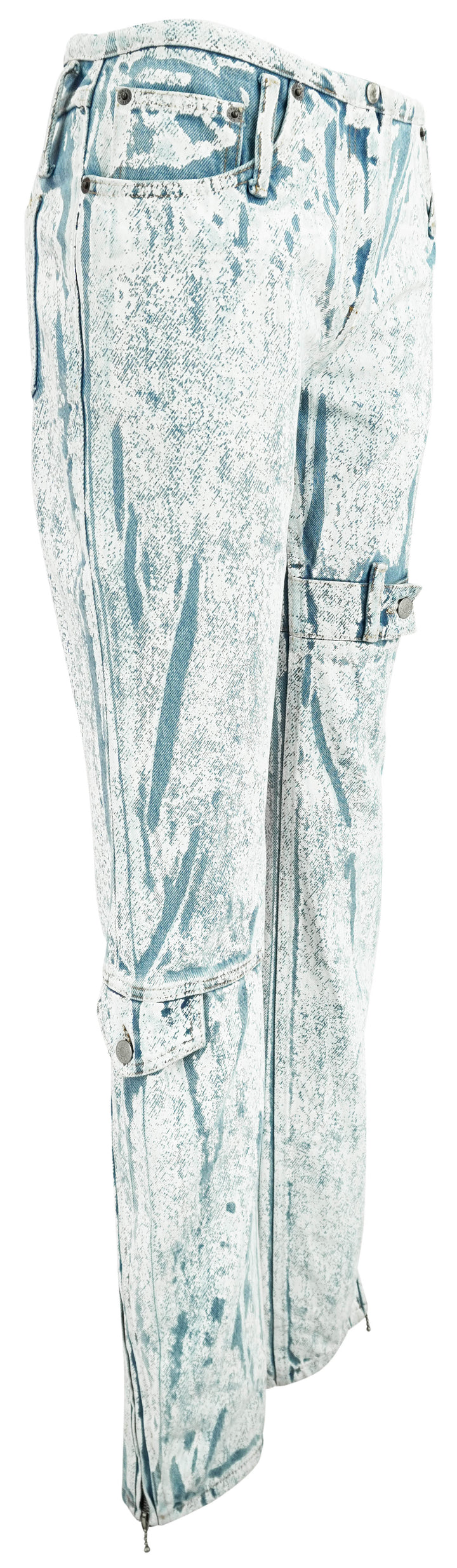 Acne Studios Painted Jeans in Light Wash/White - Discounts on Acne Studios at UAL