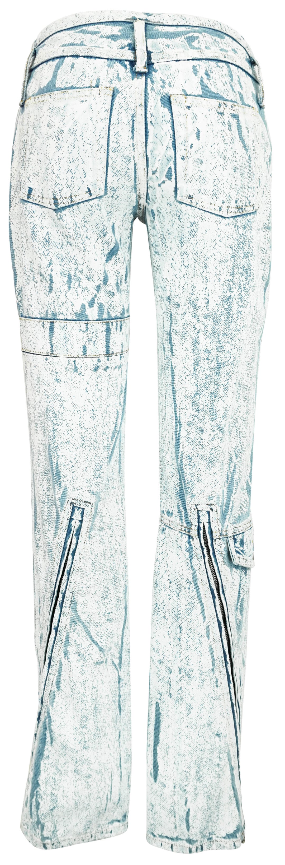 Acne Studios Painted Jeans in Light Wash/White - Discounts on Acne Studios at UAL