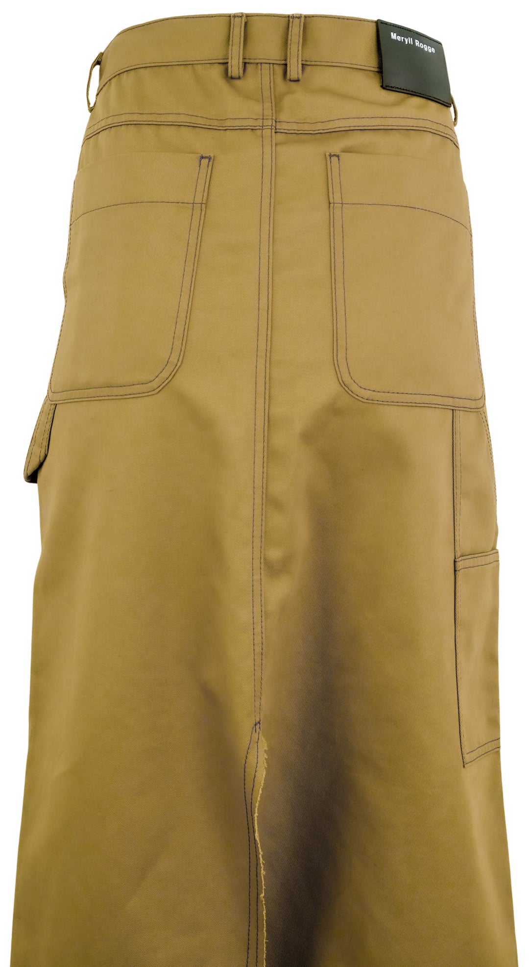 Meryll Rogge Double Vent Skirt in Khaki - Discounts on Meryll Rogge at UAL