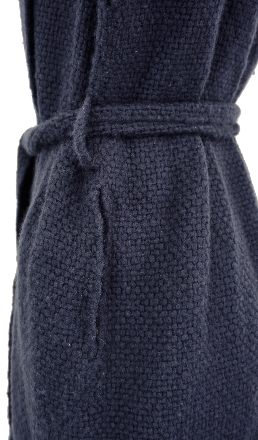 Gabriela Hearst Teagan Belted Cashmere Fringe Vest in Denim Blue - Discounts on Gabriela Hearst at UAL