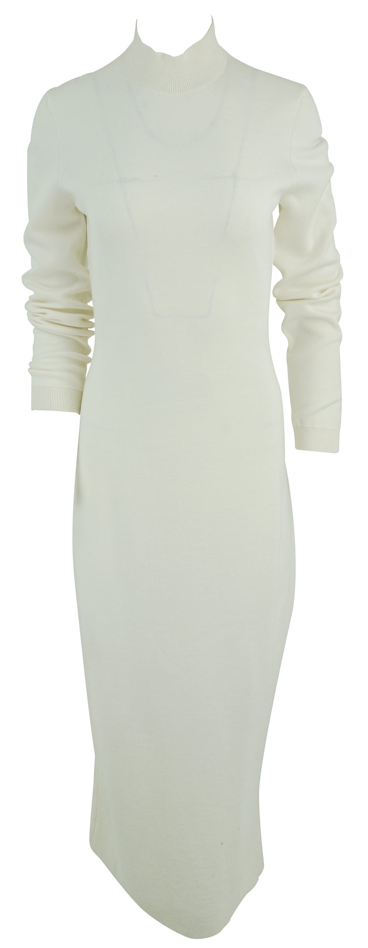 Brandon Maxwell Lennon Mock Neck Gown in Cream - Discounts on Brandon Maxwell at UAL