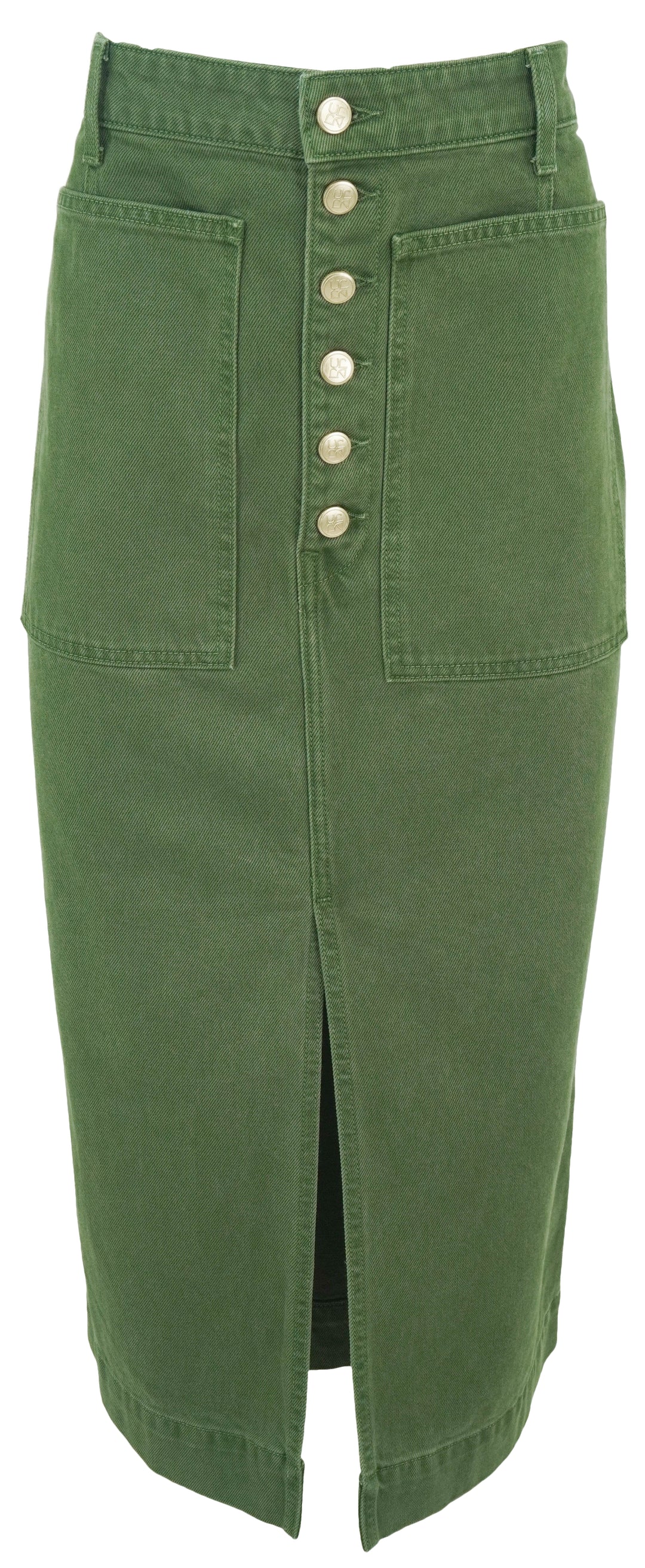 Ulla Johnson The Bea Denim Skirt in Juniper Wash - Discounts on Ulla Johnson at UAL