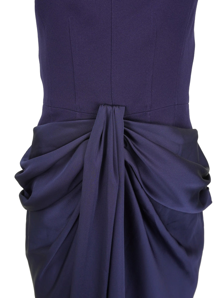 Safiyaa Draped Gown in Midnight - Discounts on Plan C at UAL