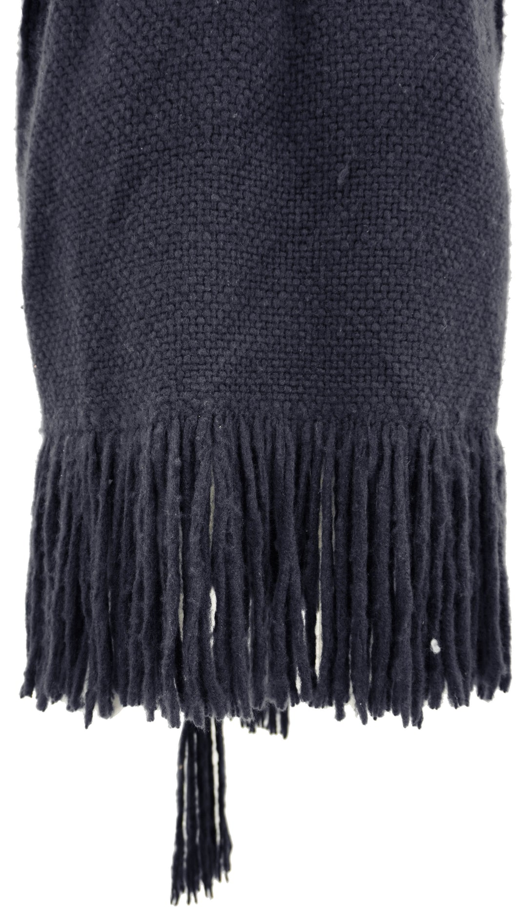 Gabriela Hearst Teagan Belted Cashmere Fringe Vest in Denim Blue - Discounts on Gabriela Hearst at UAL