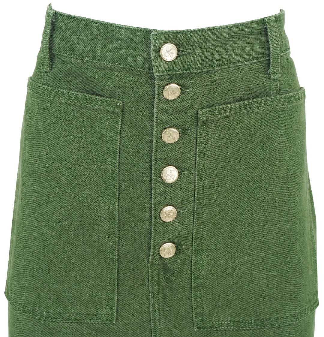 Ulla Johnson The Bea Denim Skirt in Juniper Wash - Discounts on Ulla Johnson at UAL