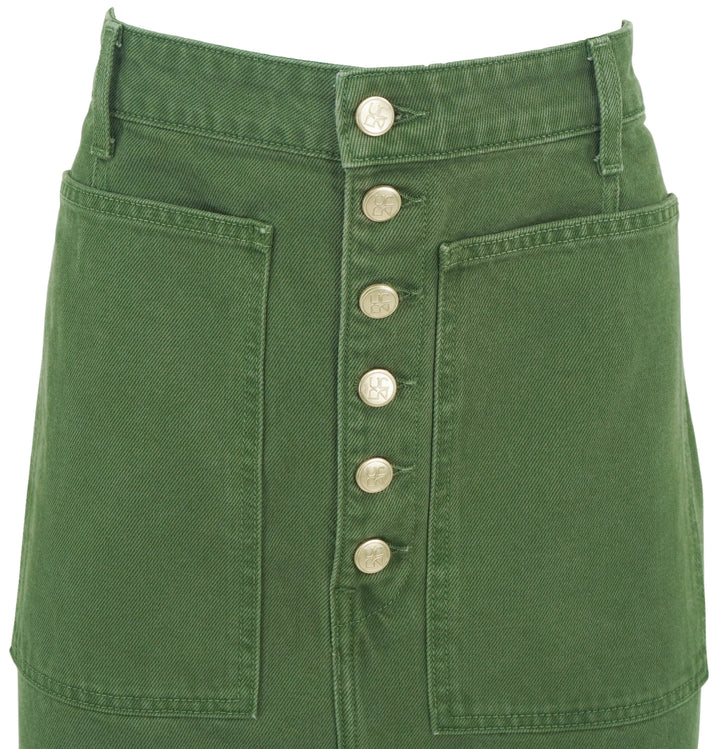 Ulla Johnson The Bea Denim Skirt in Juniper Wash - Discounts on Ulla Johnson at UAL