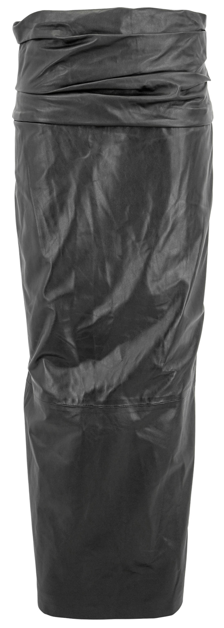 Khaite Winler Leather Skirt in Black - Discounts on Khaite at UAL
