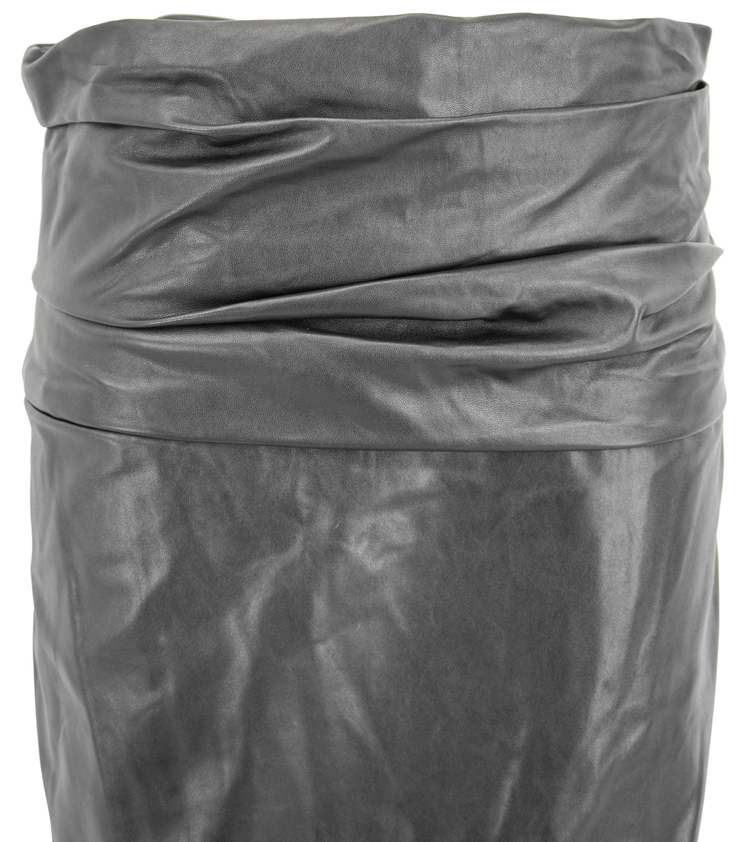 Khaite Winler Leather Skirt in Black - Discounts on Khaite at UAL