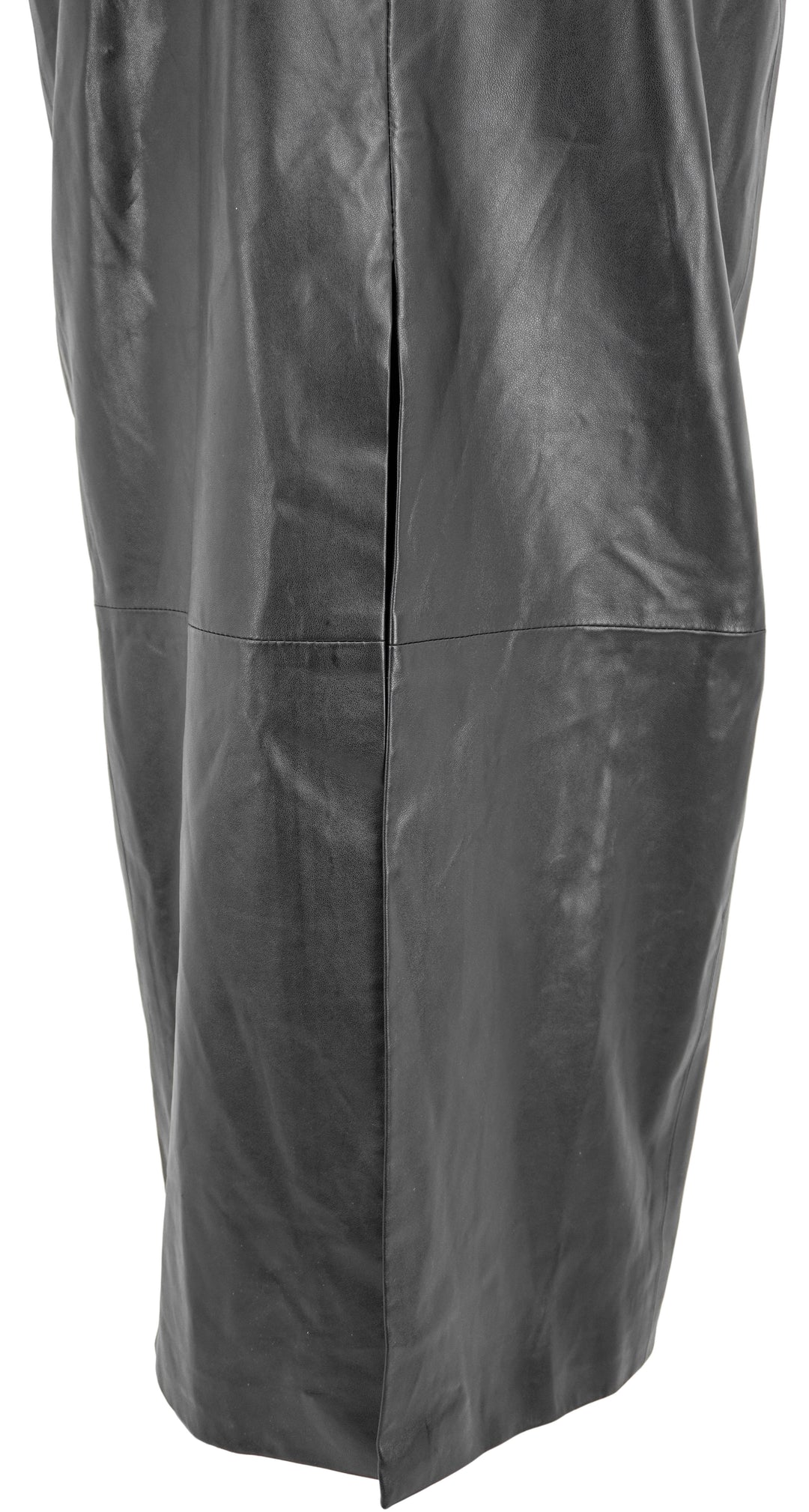 Khaite Winler Leather Skirt in Black - Discounts on Khaite at UAL