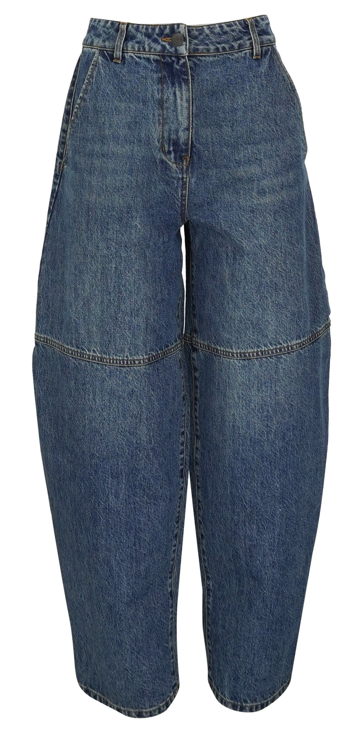 CO High Waist Balloon Denim Pants in Indigo