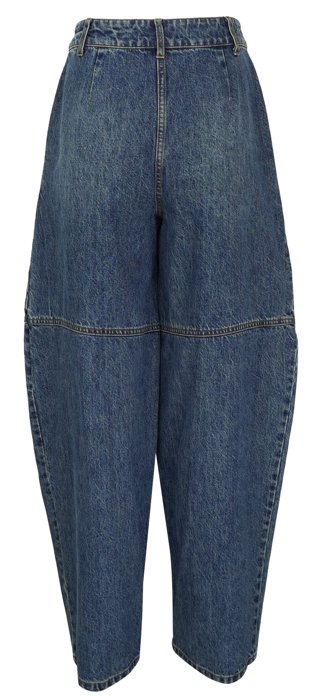 CO High Waist Balloon Denim Pants in Indigo