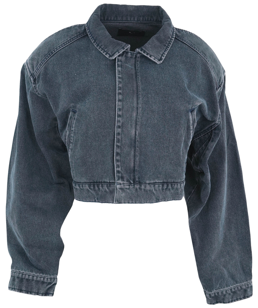 3X1 NYC Amelia Crop Jacket in Iron - Discounts on 3x1 NYC at UAL