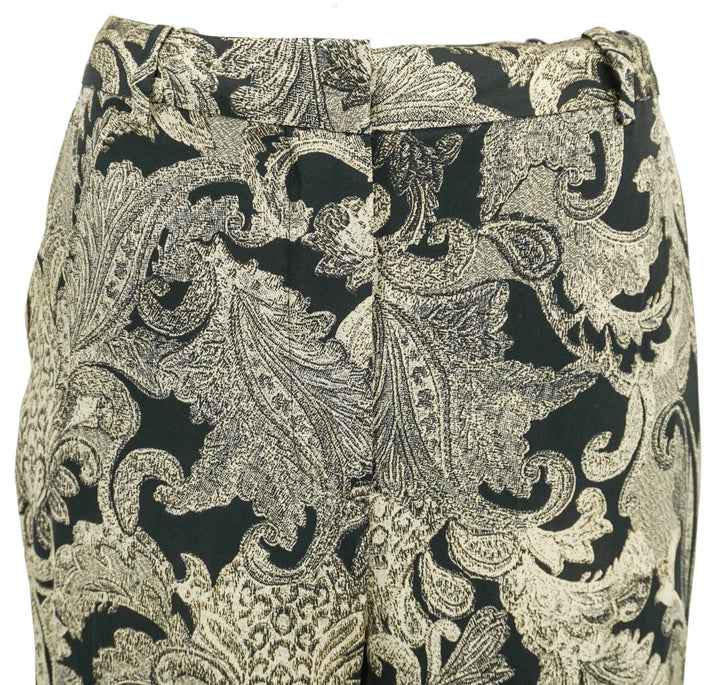 L'Agence Pilar Pants in Black/Gold - Discounts on L'Agence at UAL