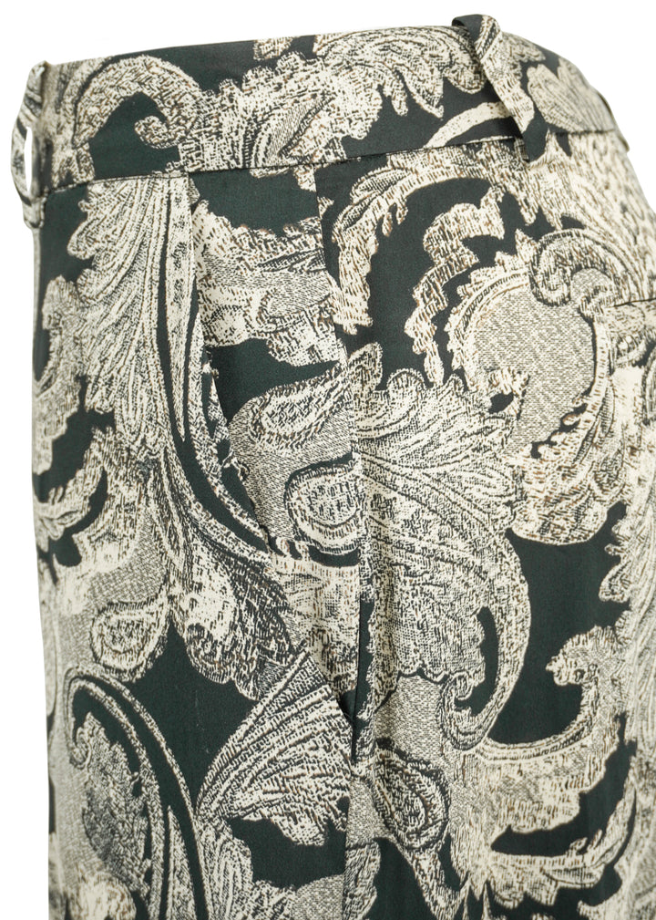 L'Agence Pilar Pants in Black/Gold - Discounts on L'Agence at UAL
