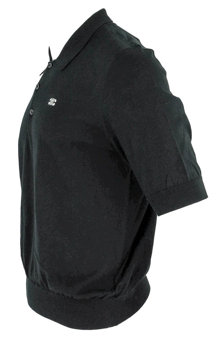 Celine Triomphe Polo in Black - Discounts on Celine at UAL
