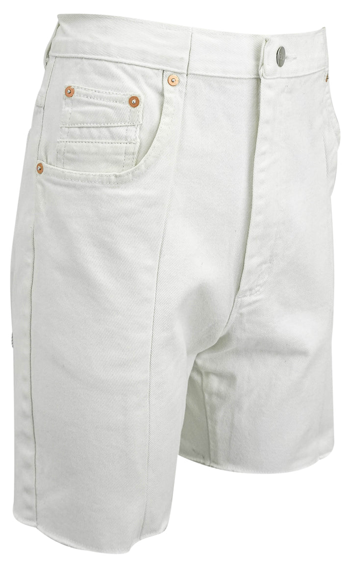 E.l.V. Denim Shorts in White - Discounts on E.L.V. DENIM at UAL