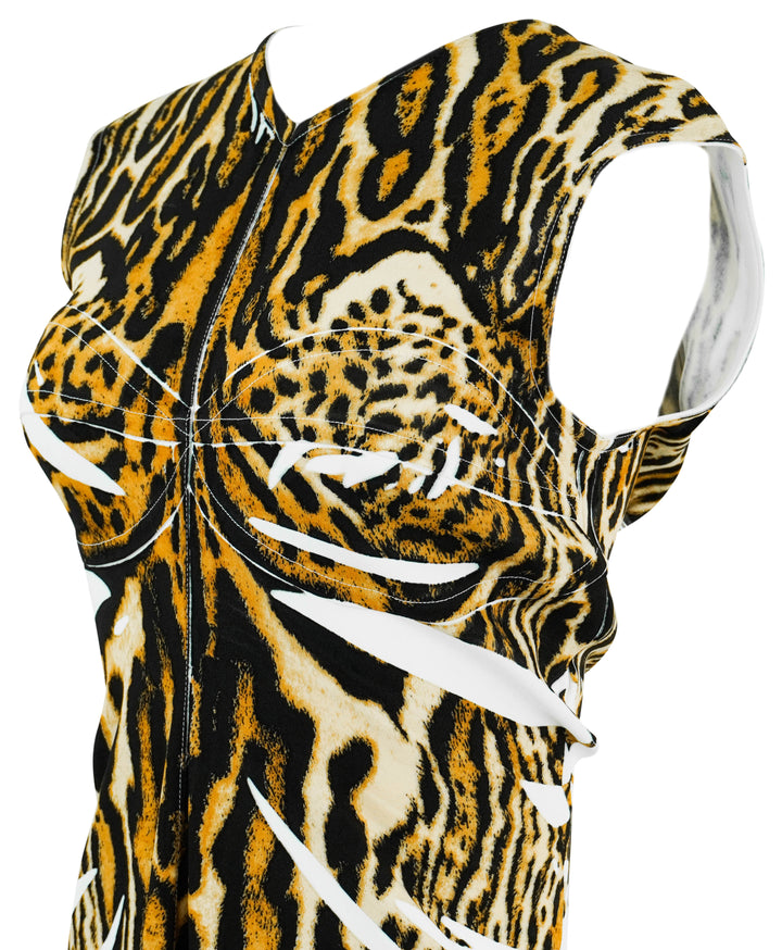 Proenza Schouler Printed Crepe Dress in Ocelot - Discounts on Proenza Schouler at UAL