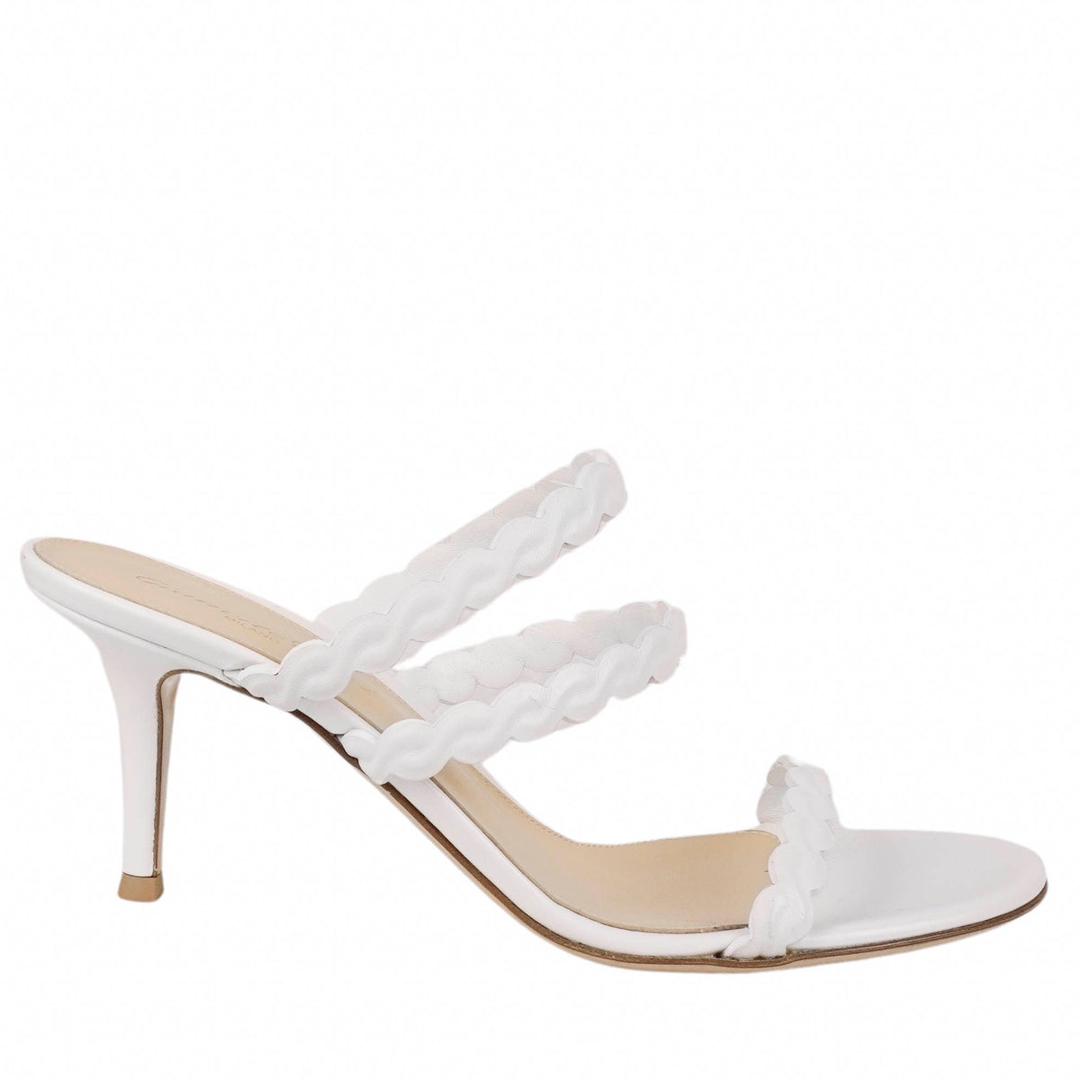 Gianvito Rossi Kay Heels in White - Discounts on Gianvito Rossi at UAL