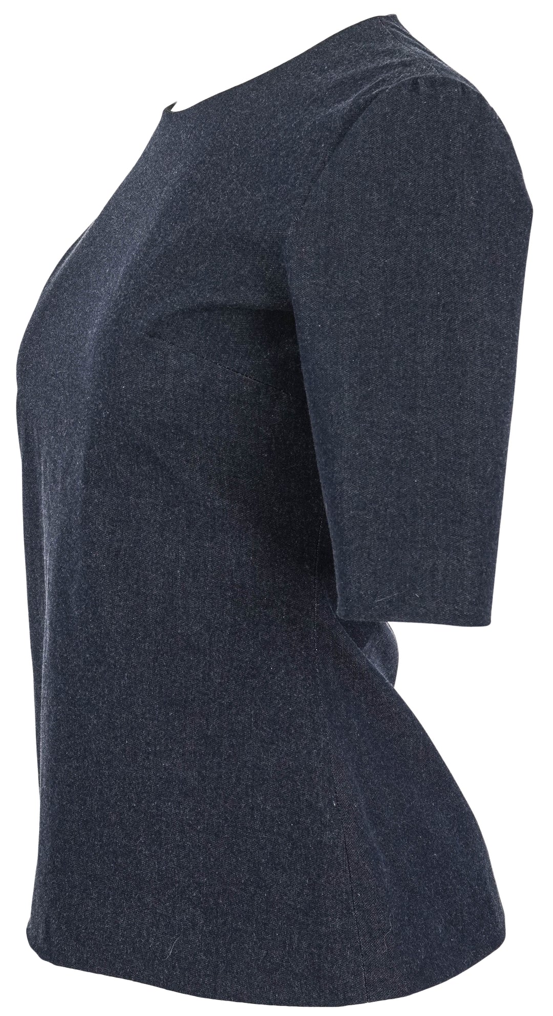 Rosetta Getty Stretch Twill Tee Shirt in Blue Denim - Discounts on Rosetta Getty at UAL
