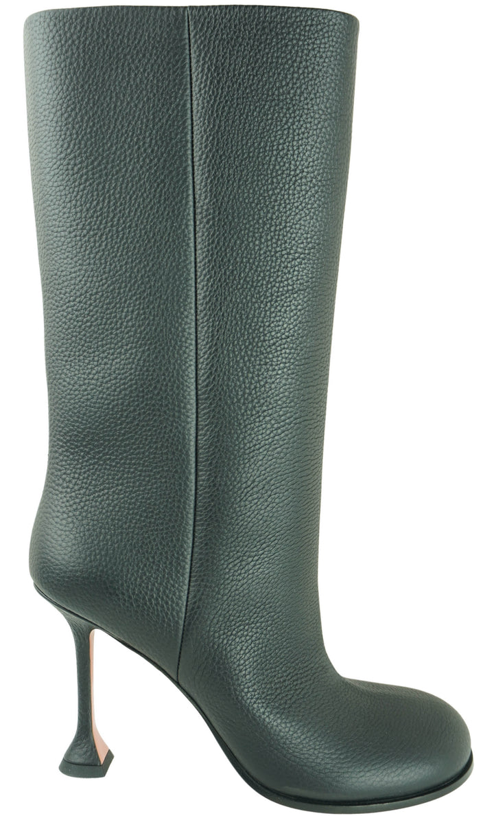 Amina Muaddi Liya Boots in Black - Discounts on Amina Muaddi at UAL