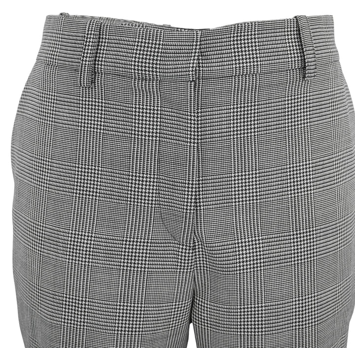 Balmain Houndstooth Trousers in Black and White - Discounts on Balmain at UAL