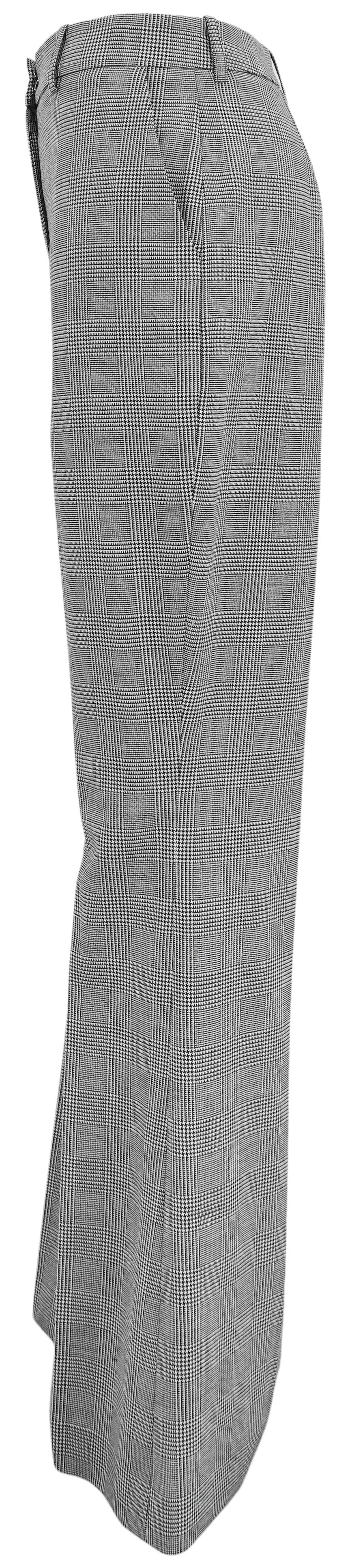 Balmain Houndstooth Trousers in Black and White - Discounts on Balmain at UAL