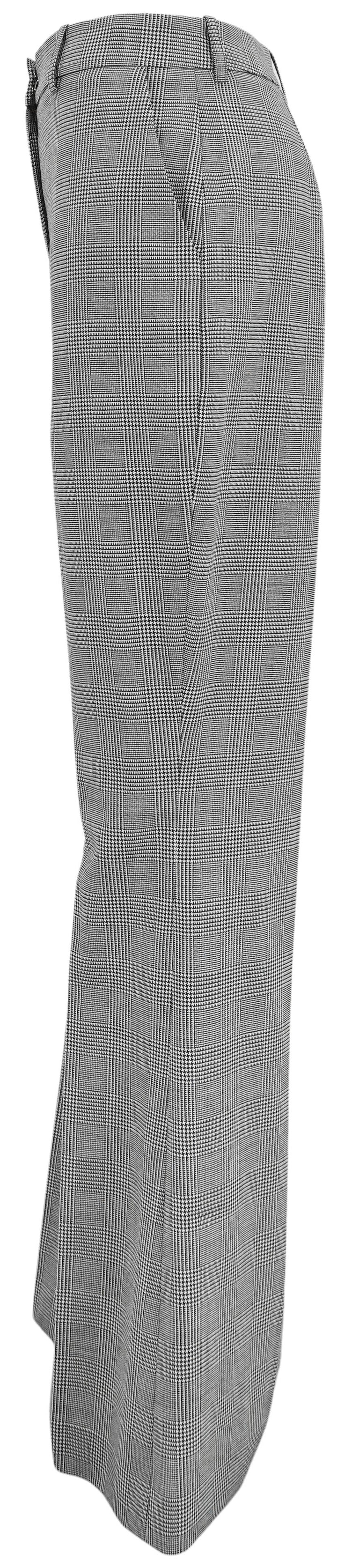 Balmain Houndstooth Trousers in Black and White - Discounts on Balmain at UAL