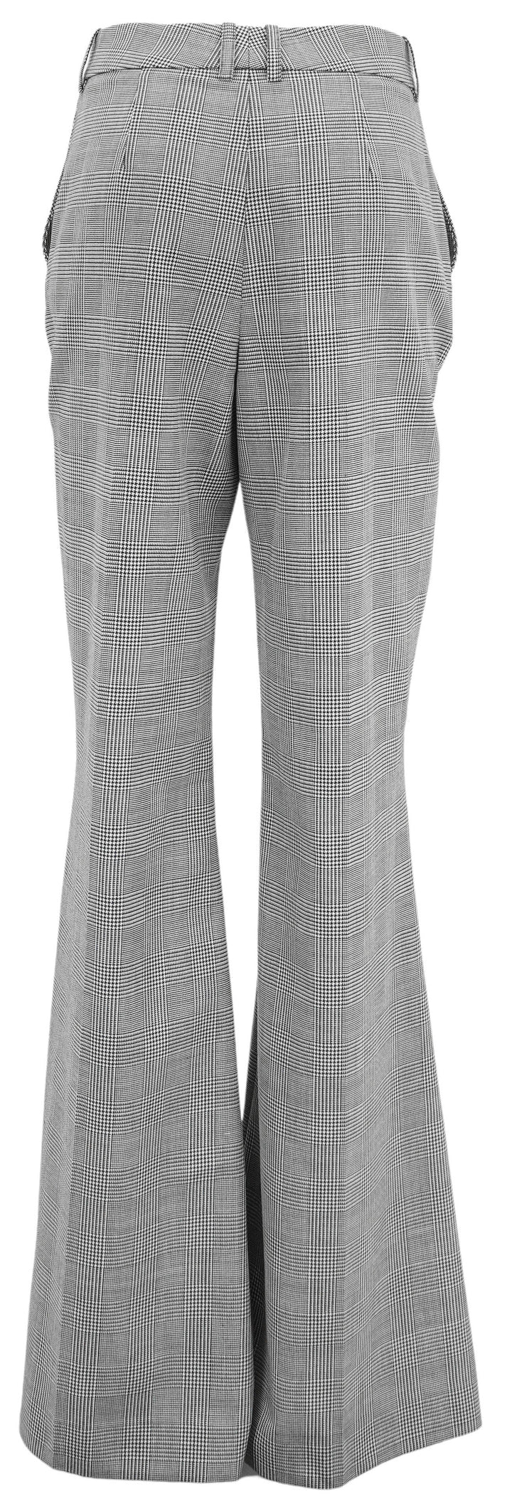 Balmain Houndstooth Trousers in Black and White - Discounts on Balmain at UAL