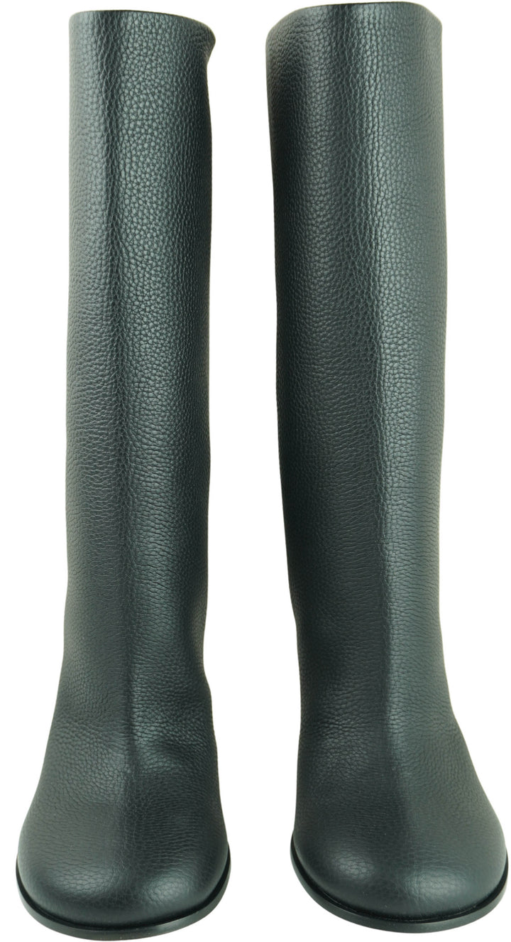 Amina Muaddi Liya Boots in Black - Discounts on Amina Muaddi at UAL