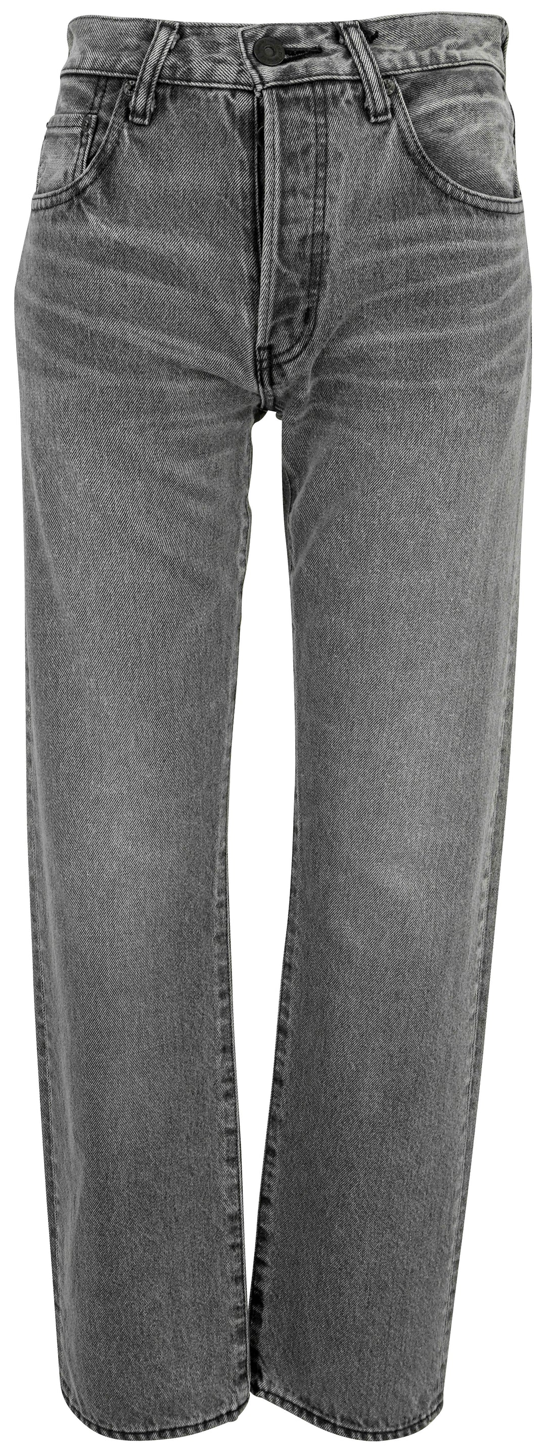 Moussy Boothbay Straight Denim in Black - Discounts on Moussy at UAL
